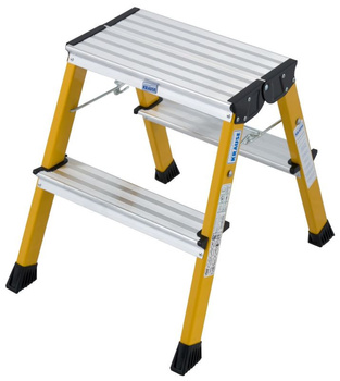 Schodki dwustronne składane Rolly KRAUSE Monto 2,45m 2x2