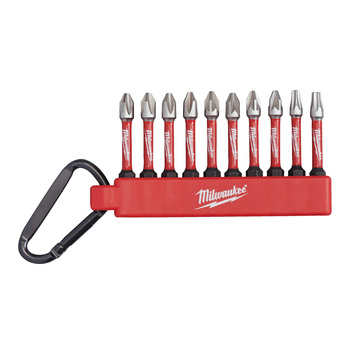 Zestaw bitów udarowych SHOCKWAVE brelok 10el. Milwaukee 4932492939