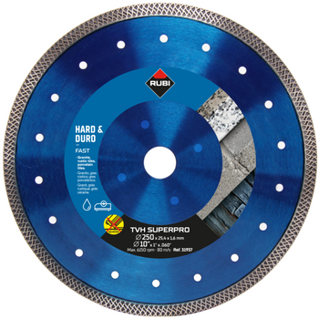 Tarcza diamentowa Rubi TVH 250 do materiałów twardych