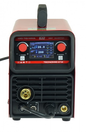 IDEAL TECNO MIG 212 LCD MIG/TIG/MMA Synergic VRD ALU