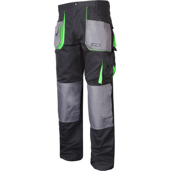 Spodnie do pasa czarno - zielone XL