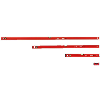 Zestaw 4szt. poziomic Slim 10 / 60 / 120 / 180 cm Milwaukee (4932478898)