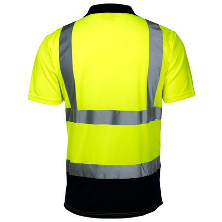 Koszulka polo ostrzegawcza Lahti Pro żółta, rozmiar 2XL