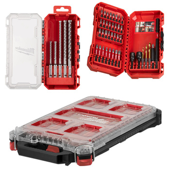 Zestaw akcesoriów 45 elementów w organizerze Packout Milwaukee 4932499761