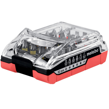 Zestaw bitów akumulatorowych Metabo, 32 części (626696000)