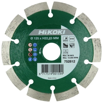 Tarcza diamentowa HiKOKI do szlifierek kątowych 125mm