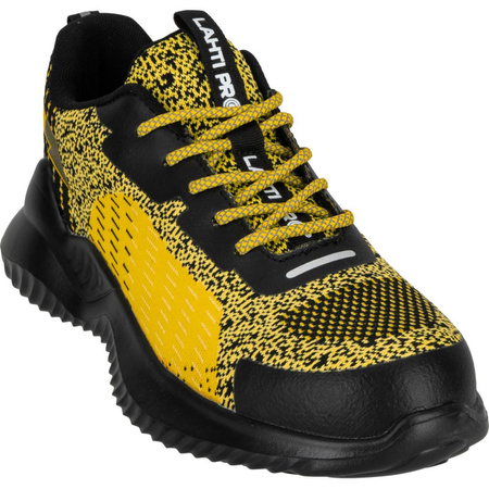 Półbuty robocze z dzianiny SBO FO Lahti Pro L3044447 żółto- czarne, rozmiar 47