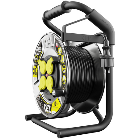 KEL Przedłużacz bębnowy, specjalistyczny, Heavy Duty 3X2,5/H05RR-F 30 m
