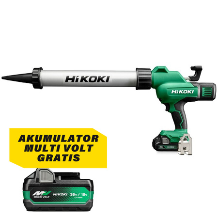 Akumulatorowy wyciskacz do kleju i sylikonu HiKOKI AC18DA WQZ