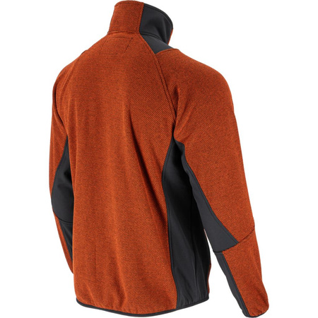 Bluza zapinana na suwak L4015304 Lahti Pro ceglasto-czarna, rozmiar XL