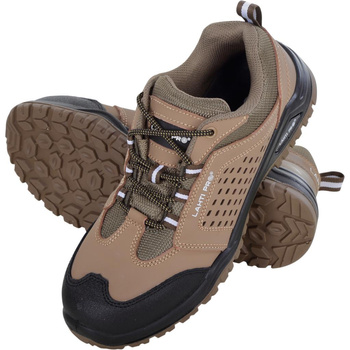 Półbuty robocze nubuk podnosek stalowy S1 SRA Lahti Pro brązowe, rozmiar 46