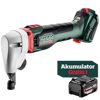 Akumulatorowe nożyce do blachy Metabo NIV 18 LTX BL 1.6 (601614850)