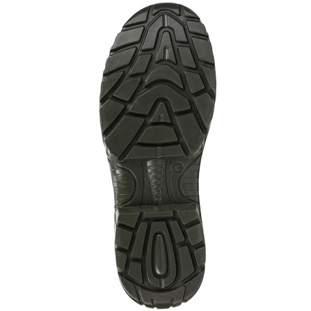 Trzewiki robocze nubuk czarno - pomarańczowe 47