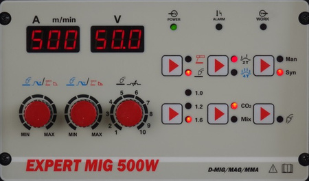 IDEAL EXPERT MIG 500W 4x4 SYNERGIC IDEAL