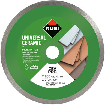 Tarcza diamentowa Rubi CEV 200 Pro do płytek ściennych