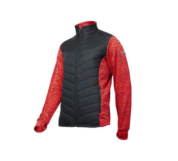 Bluza ocieplana pikowana Lahti Pro czerwona, rozmiar S