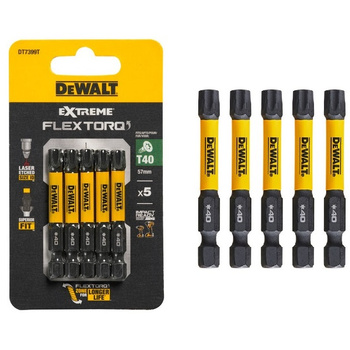 Zestaw 5 szt. bitów T40 57 mm DeWALT DT7399T