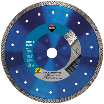 Tarcza diamentowa Rubi TVA 230 Superpro do materiałów twardych