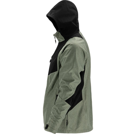 Kurtka Soft-shell z kapturem L4095001 Lahti Pro zielono-czarna, rozmiar S