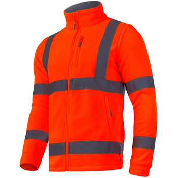 Bluza / Polar ostrzegawcza odblaskowa Lahti Pro pomarańczowa, rozmiar XL