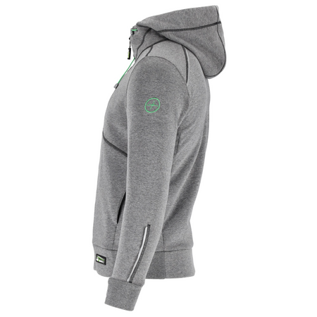 Bluza męska z kapturem Stalco Spartan szary, rozmiar L