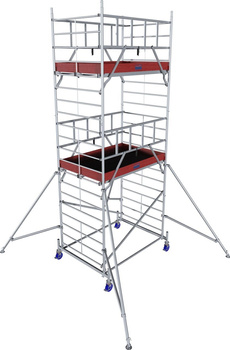 Aluminiowe rusztowanie jezdne o poszerzonej konstrukcji KRAUSE Monto ProTecXXL 4,30m 6,30m