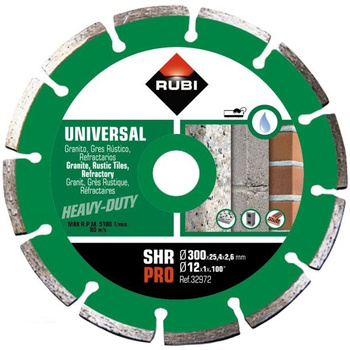 Tarcza diamentowa Rubi SHR 300 Pro do materiałów budowlanych