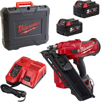 Akumulatorowa gwoździarka 18V Milwaukee M18FFN-502C