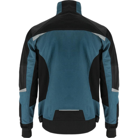 Bluza robocza Slim-Fit stretch Lahti Pro turkusowa, rozmiar S