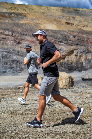 Koszulka polo bawełniana Lahti Pro szara, rozmiar L