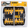 DeWALT Zestaw frezów 12 sztuk na uchwyt 8mm