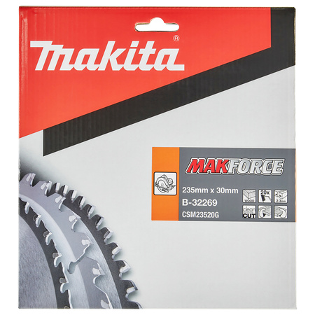 Tarcza do cięcia drewna 235x30mm 20Z Makita B-32219