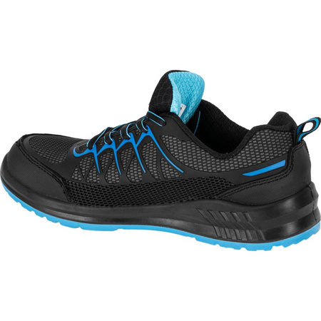 Półbuty robocze S1P SRC podnosek stalowy Lahti Pro czarno-niebieskie, rozmiar 41