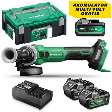 Szlifierka kątowa akumulatorowa HiKOKI G1813DVE WQZ