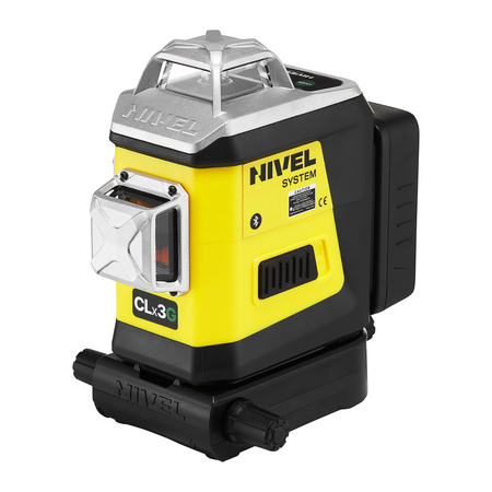 Laser krzyżowy Nivel System CLX3G z zieloną wiązką + Statyw SJJ-M1 + tyczka LP-36