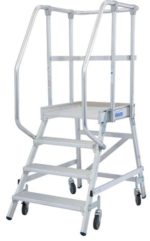 Jezdny podest roboczy z jednostronnym wejściem KRAUSE Stabilo 2,95m 1x4