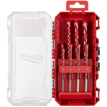 Zestaw 8 szt wierteł udarowych do betonu z uchwytem cylindrycznym 4 - 12 mm  PREMIUM 4932493881 Milwaukee