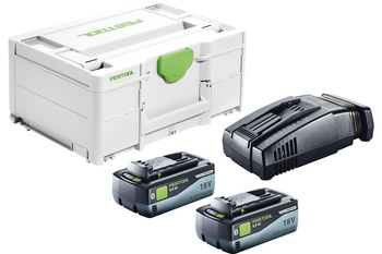 FESTOOL Zestaw energii SYS 18V 2x8,0/SCA16