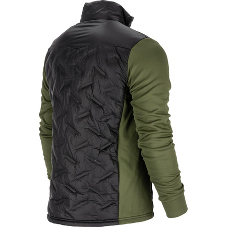 Bluza ocieplana pikowana Lahti Pro zielono-czarna, rozmiar 3XL