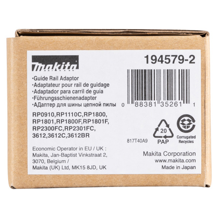 Adapter szyny prowadzącej do frezarki Makita 194579-2