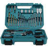 Zestaw akcesoriów i narzędzi ręcznych 60szt. w walizce Makita E-15095