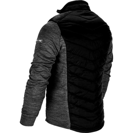 Bluza ocieplana pikowana Lahti Pro szara, rozmiar S