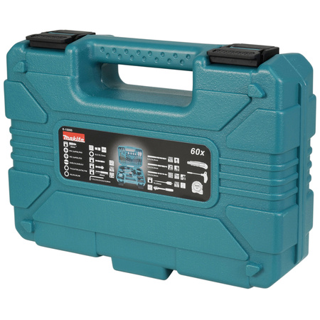 Zestaw akcesoriów i narzędzi ręcznych 60szt. w walizce Makita E-15095