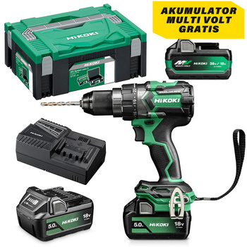 Wiertarko-wkrętarka udarowa HiKOKI DV18DC WPZ
