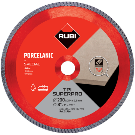 Tarcza diamentowa Rubi TPI 200 Superpro do ukosowania