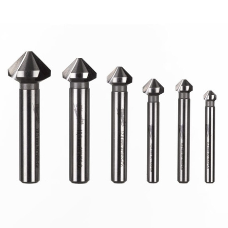 Zestaw pogłębiaczy stożkowych HSS 6szt. Milwaukee 4932493574