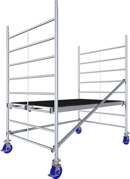 Aluminiowe rusztowanie jezdne o poszerzonej konstrukcji KRAUSE Monto ProTecXXL 2,90m 0,90m