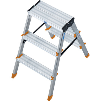 Drabina dwustronna ze stopniami Dopplo KRAUSE Monto 2,20m 2x3