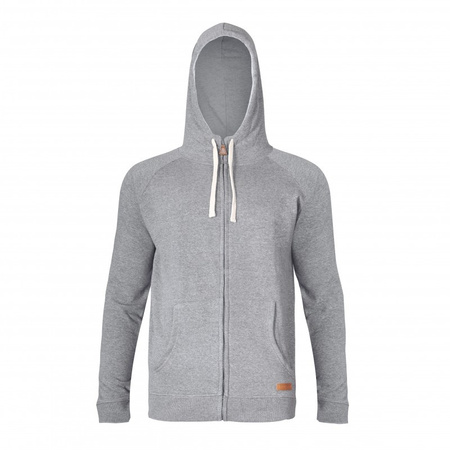 Bluza z kapturem na suwak Lahti Pro szara, rozmiar XL