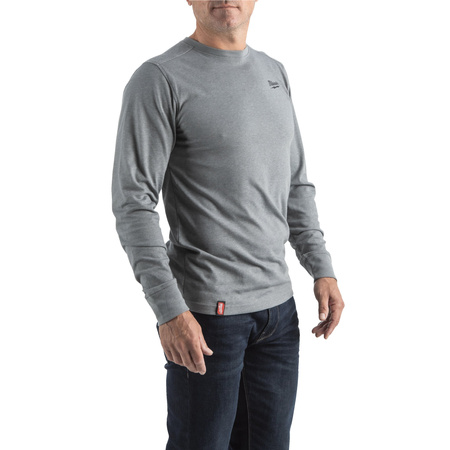 Koszulka t-shirt z długim rękawem szara HT LS GR M Milwaukee 4932492989